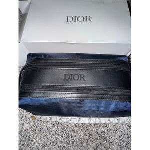 Men's Dior Travel Pouch Navy/Black One Size​
